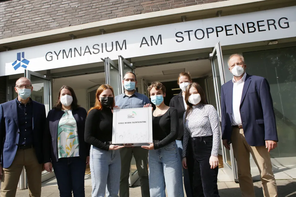Talentscouting am Gymnasium Am Stoppenberg Kooperation im Talentscouting mit dem Gymnasium Am Stoppenberg