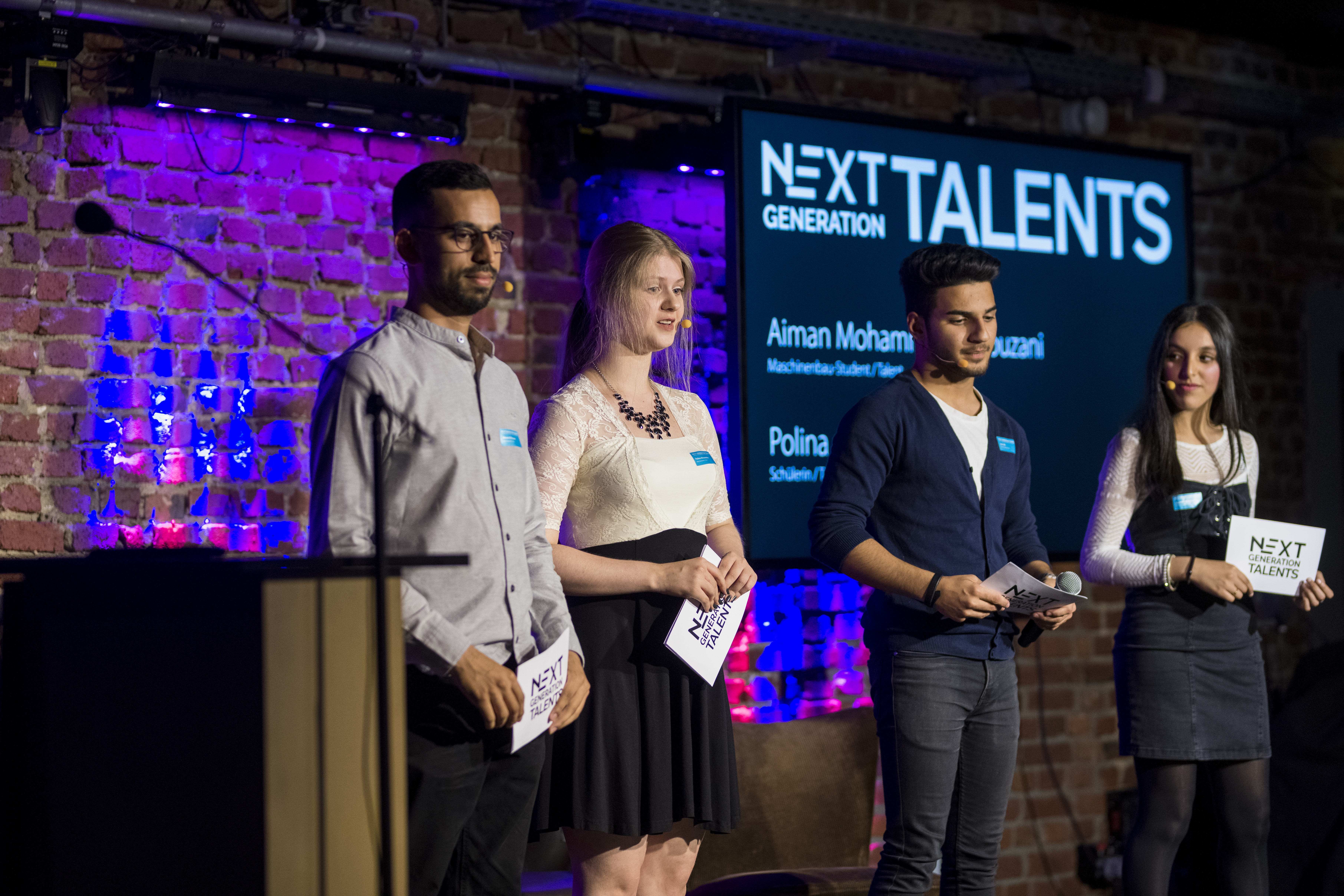 Talente auf der Bühne des Next Generation Talents Kongress 2019