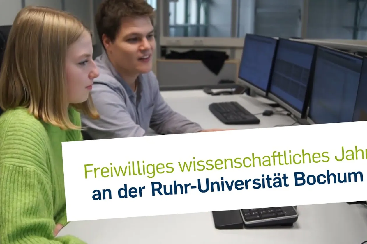 Video-Still für das ETIT Video zum Freiwilligen wissenschaftlichen Jahr