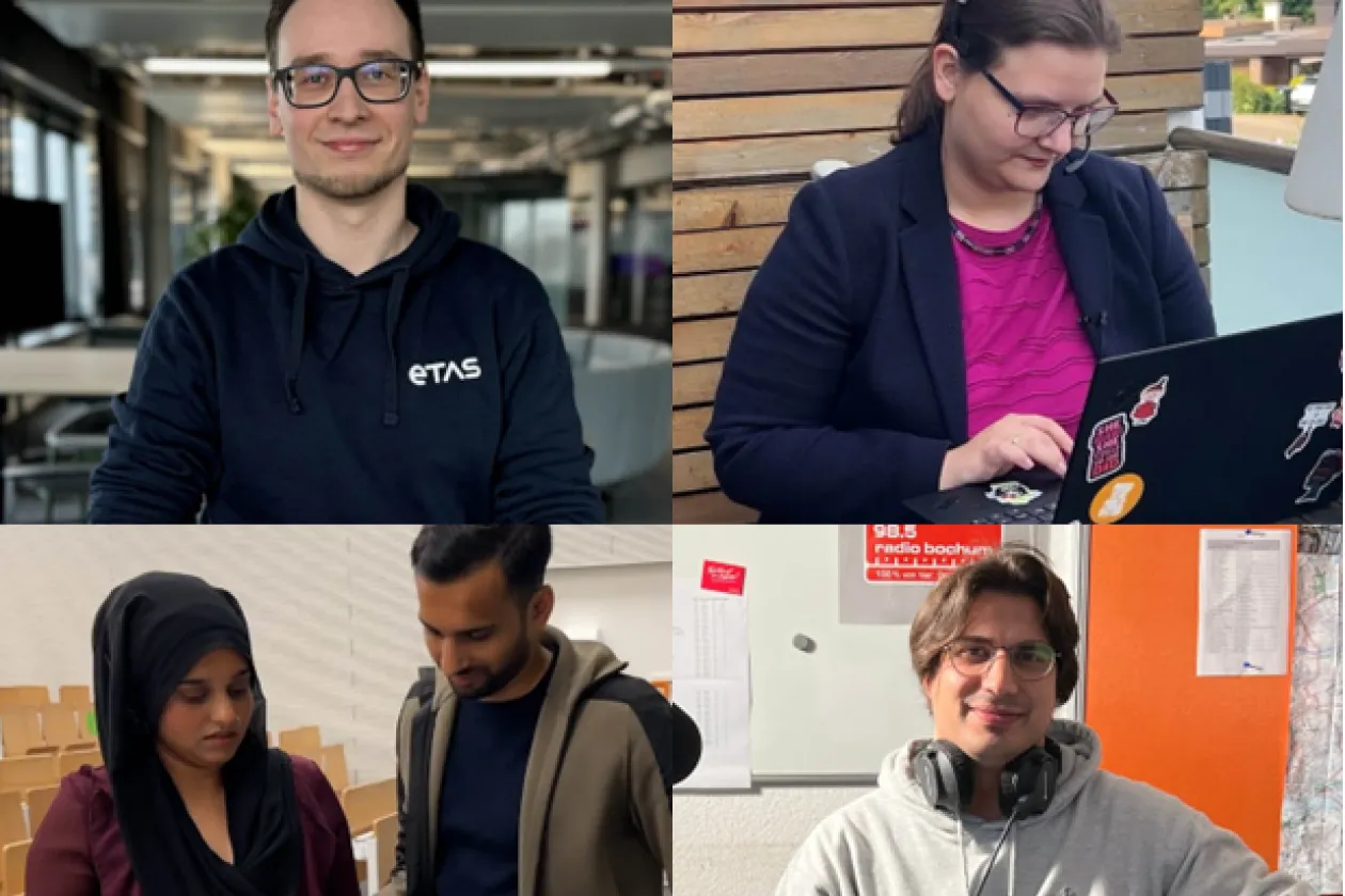 Porträts verschiedener Alumni