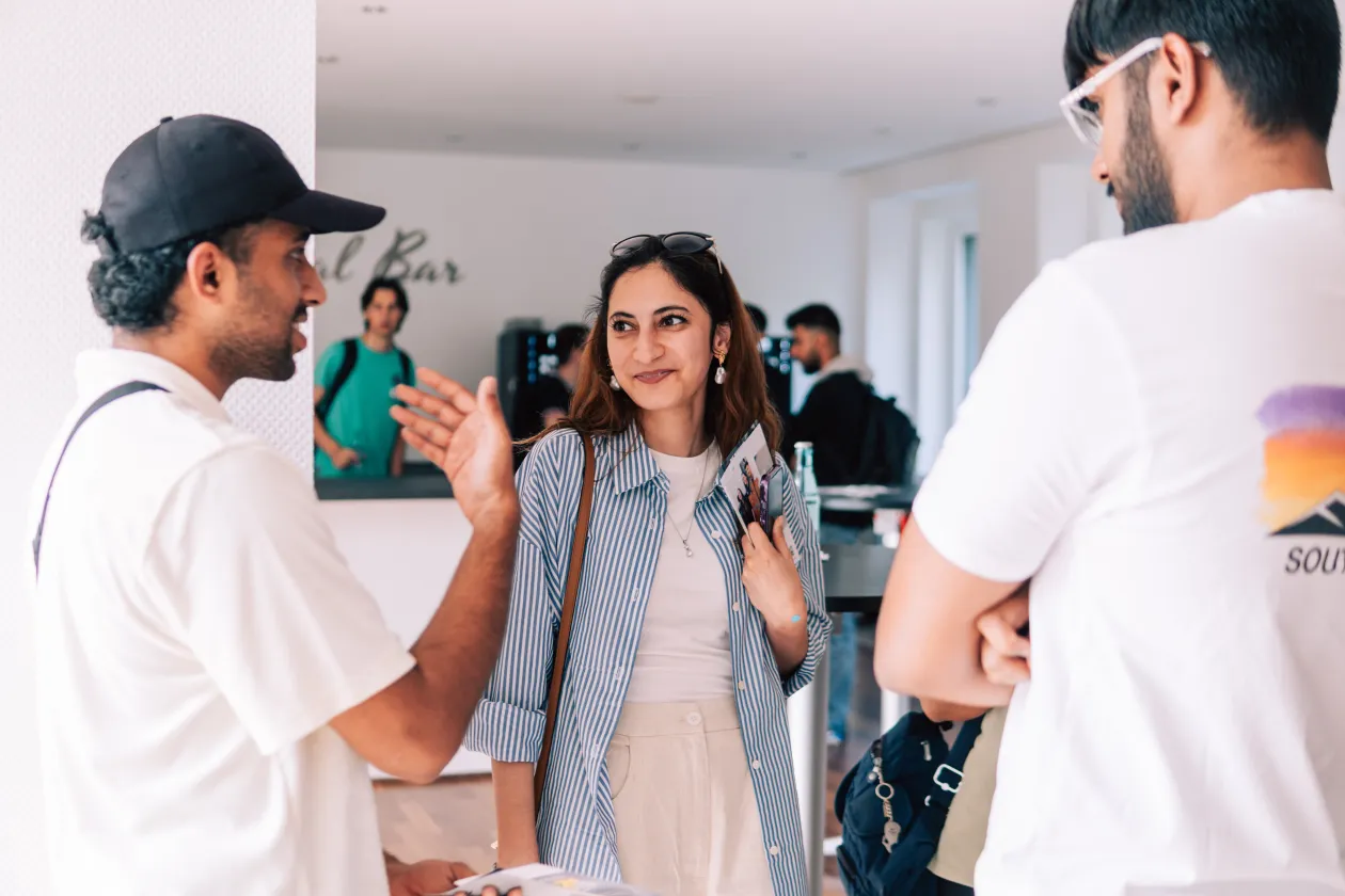 International students talk