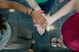Handschlag im Team