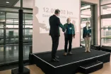  Silberner Promotionsfeier 2019: Den Preis für die weiteste Anreise erhielt Prof. Dr. Barrera Salas aus Santiago de Chile