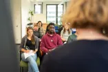 Teilnehmer bei Workshop / Vortrag.