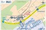 Fußweg zum Peer Quartier