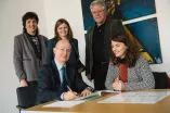 Talentscouting Vertragsunterzeichnung Schule Hans-Böckler Berufskolleg Marl