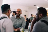 Mentor und Mentees im Gespräch