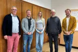 Vertreter*innen des Schiller-Gymnasiums Witten mit Talentscout Christian Maihöfer