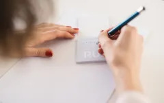Stift und Block 