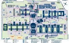 Lageplan der RUB
