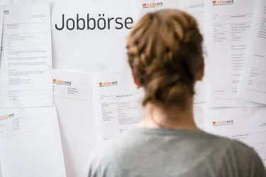 Jobbörse schwarzes Brett