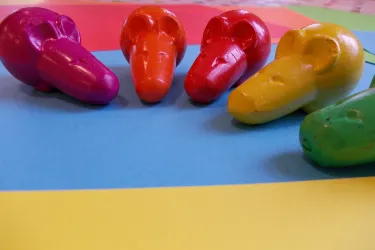Maus-Wachsmalstifte 