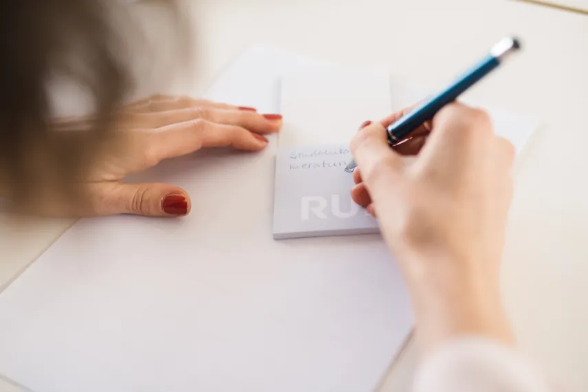 Stift und Block 
