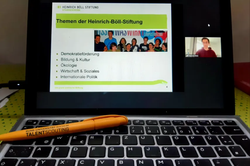 Veranstaltung Stipendiaten im Gespräch Februar 2021