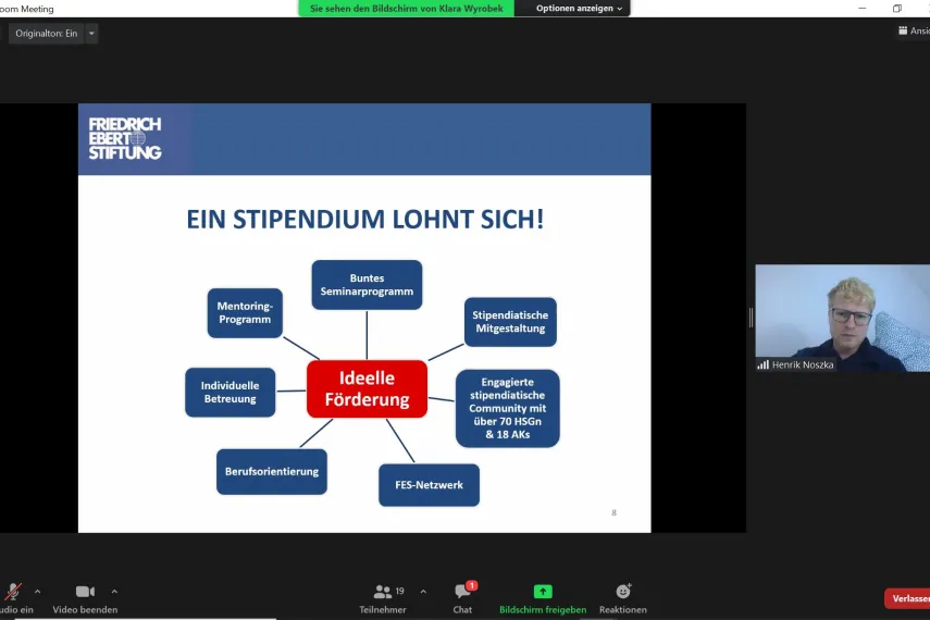 Stipendiaten im Gespräch: Friedrich-Ebert-Stiftung