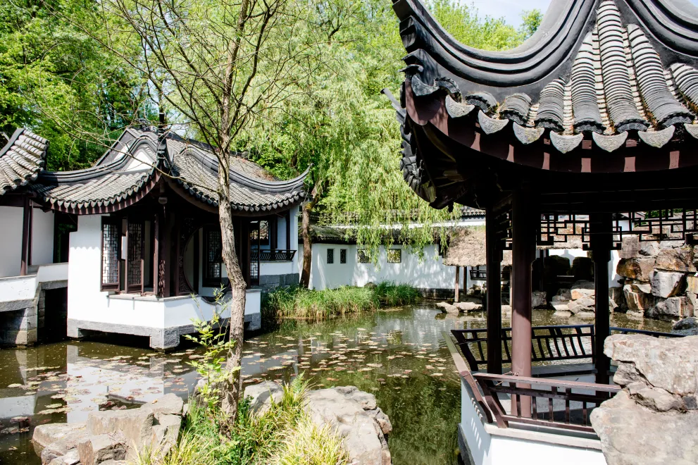 Blick in den Chinesischen Garten