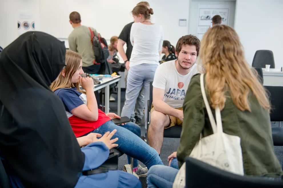 Speeddating beim Stipendien-Workshop