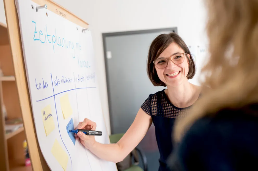 Workshops zu Zeitmanagement und Selbstorganisation in der Oase 