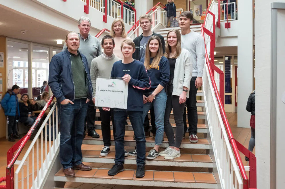 Holzkamp-Gesamtschule im Talenscouting