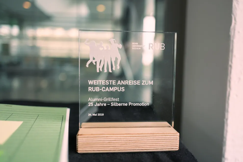 Alumni Grillfest mit Silberner Promotionsfeier 2019 Weiteste Anreise