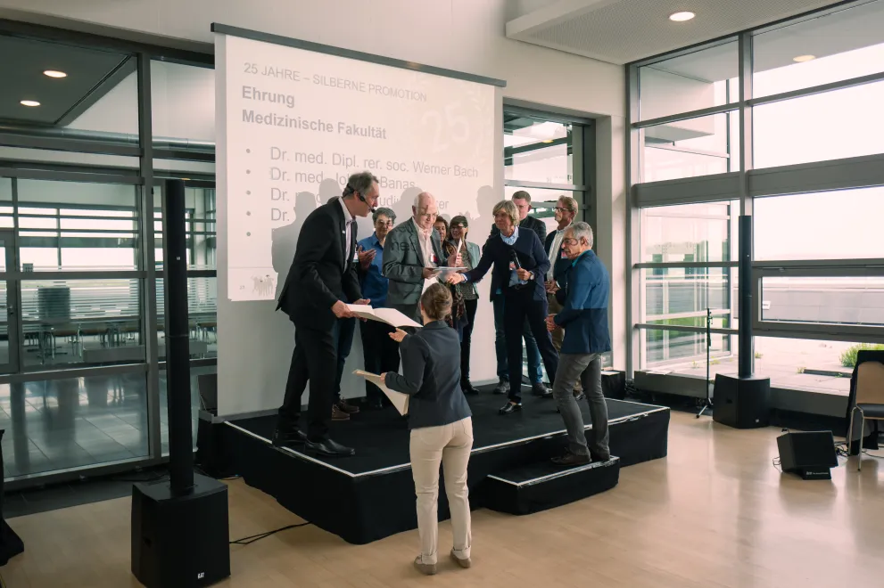 Silberne Promotionsfeier 2019 - Übergabe der Urkunden an Silberne Promovenden der Medizinischen Fakultät