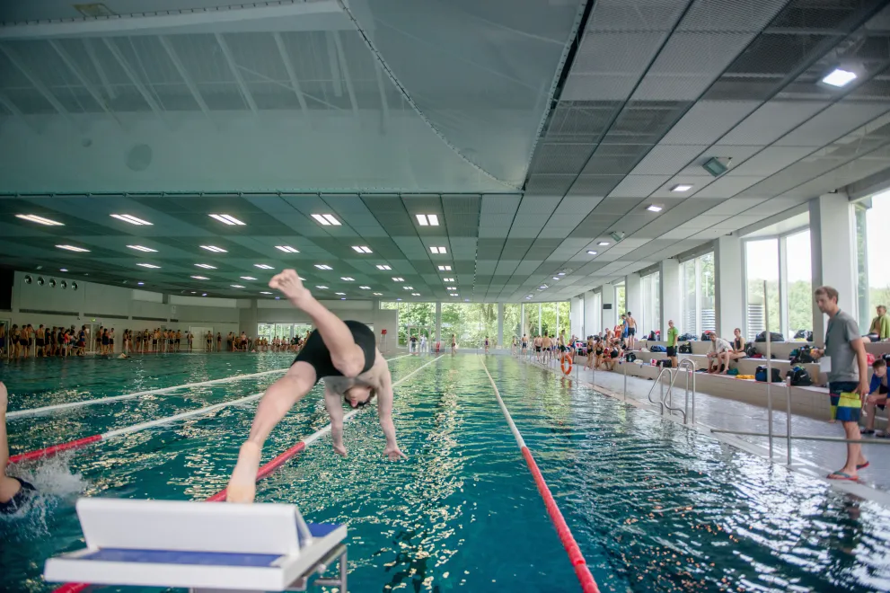 Sportwissenschaft Schwimmen Kopfsprung
