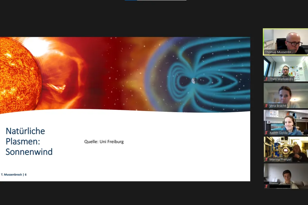Online-Veranstaltung Schnuppertag Plasma