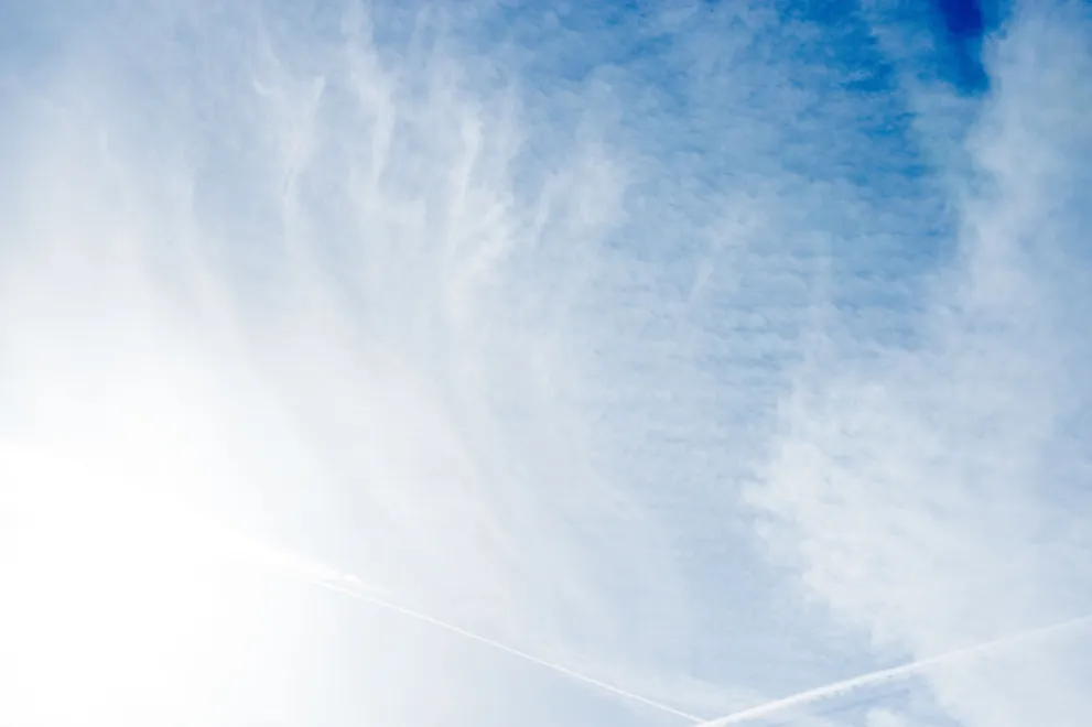 Himmel mit Wolken