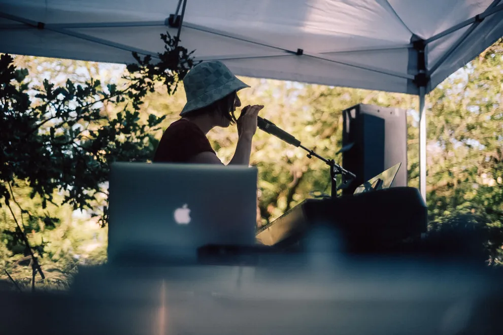 DJ auf dem Chill-Out