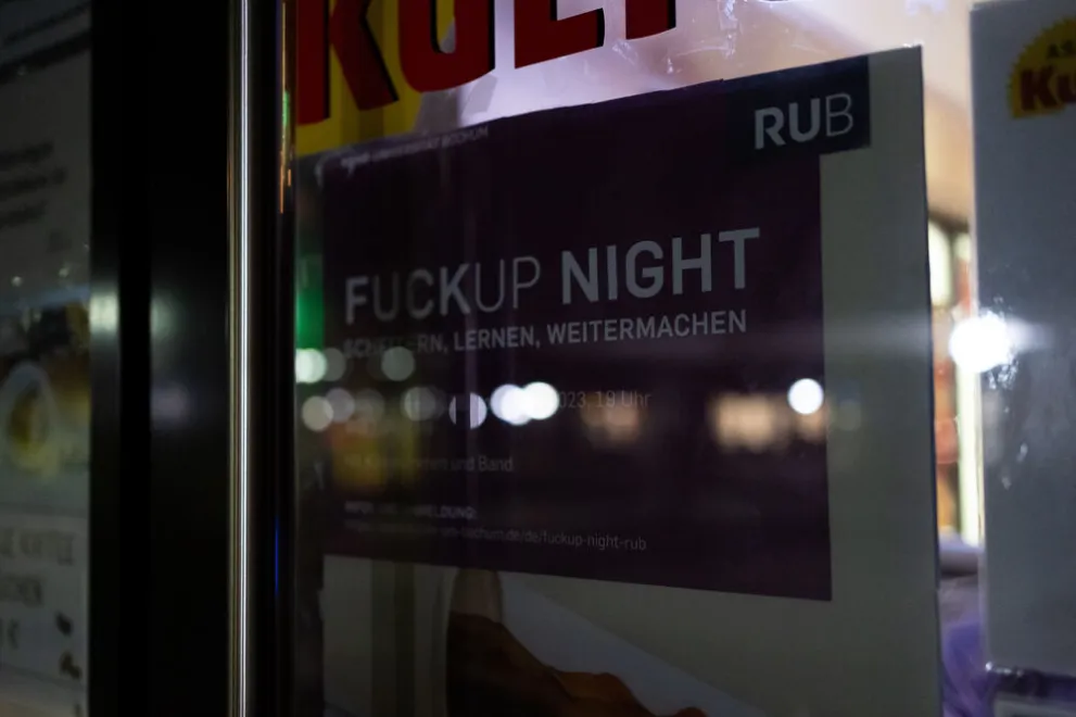 Plakat der Fuckup Night