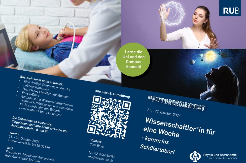 Flyer Projektwoche Physik