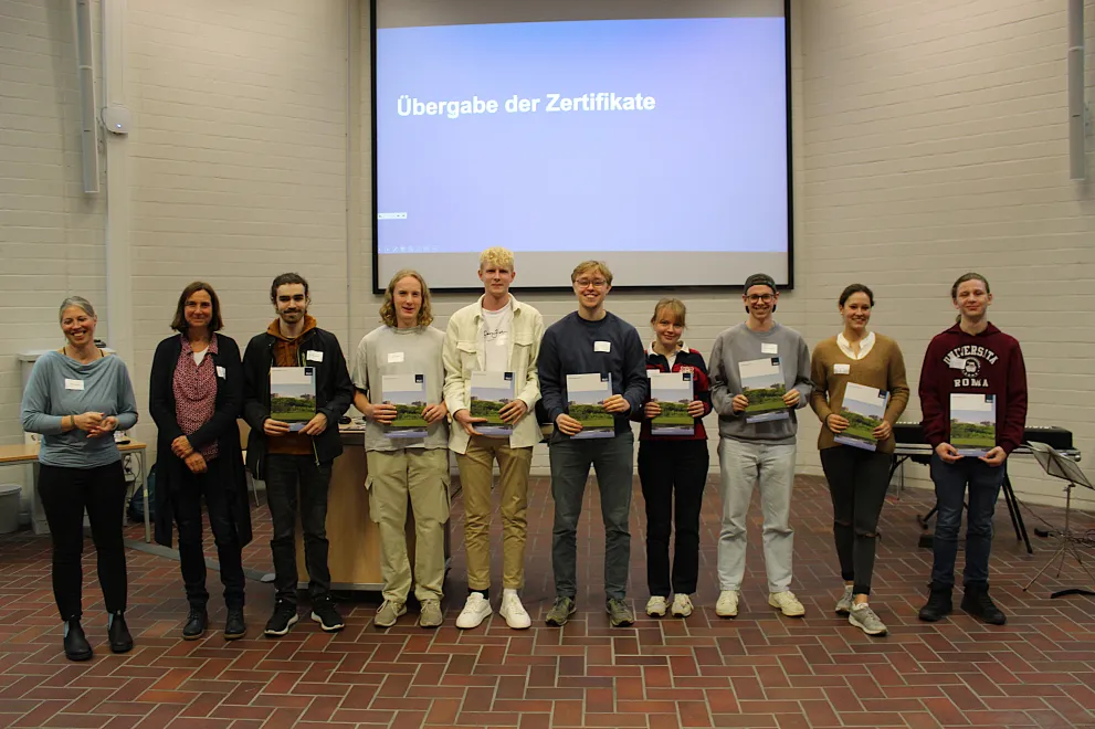 FWJ Zertifikatsüberfabe Maschinenbau und Bauingenieurwesen