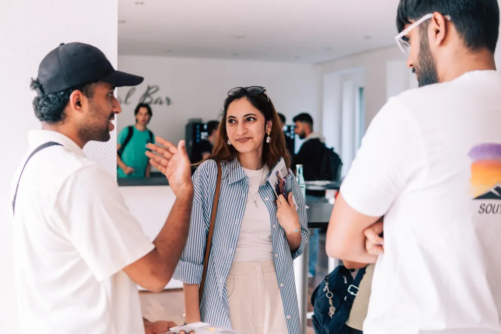 International students talk