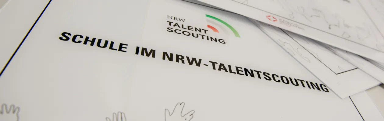 Plakette Schule im NRW-Talentscouting